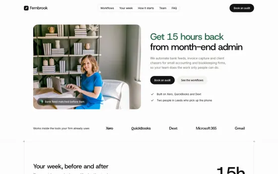 Fernbrook website template (Automation studio)