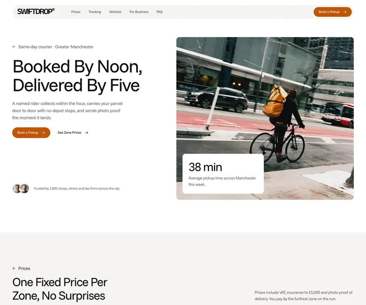 Swiftdrop, made with Vanlo